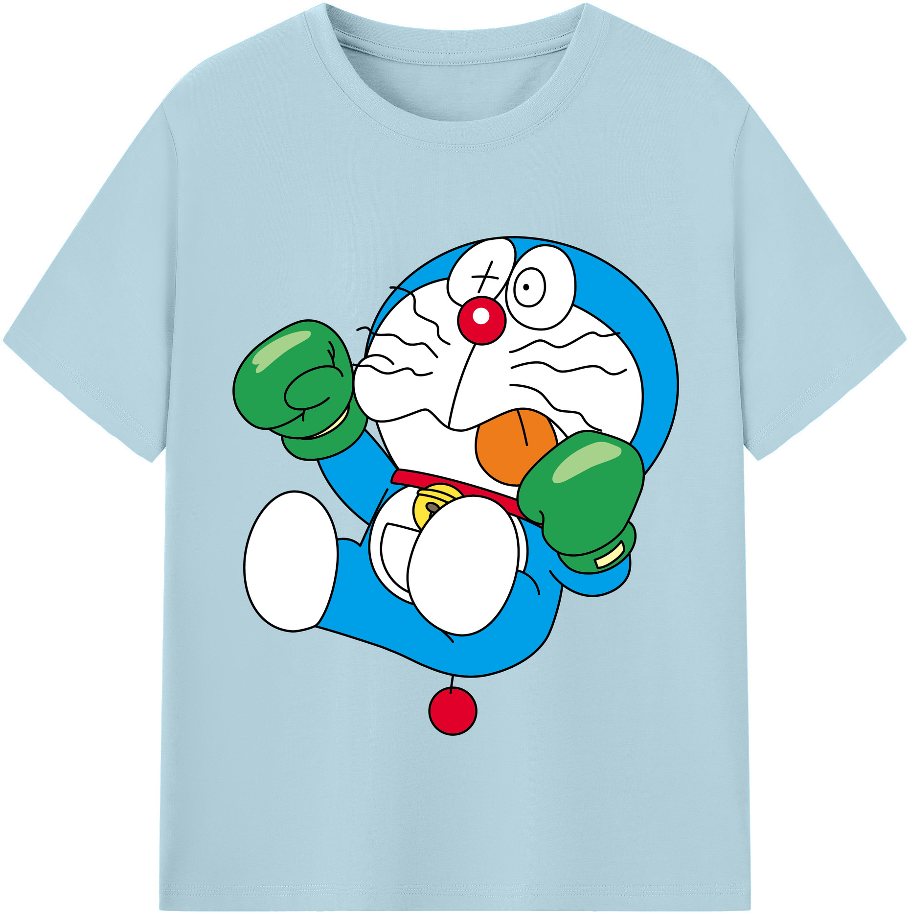 （画像用） ドラえもん Doraemon 綿100％半袖Tシャツ（フロントプリント）